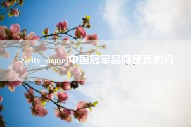 宜昌中国冠军品牌是真的吗
