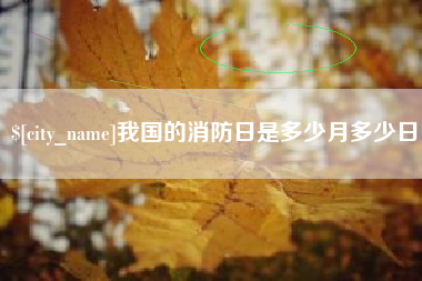 宜昌我国的消防日是多少月多少日