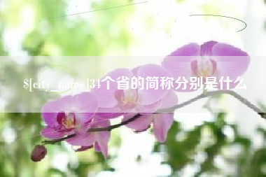 宜昌34个省的简称分别是什么