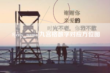 宜昌九宫格数字对应方位图