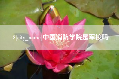 宜昌中国消防学院是军校吗