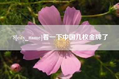 宜昌看一下中国几枚金牌了