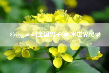 宜昌全国男子5000米世界纪录