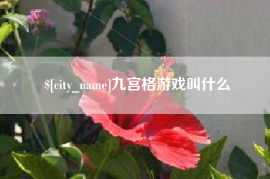 宜昌九宫格游戏叫什么