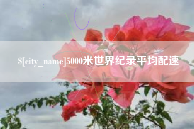 宜昌5000米世界纪录平均配速