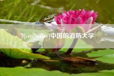 宜昌中国的消防大学