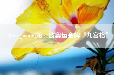 宜昌第一波奥运金牌“九宫格”