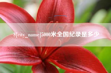 宜昌5000米全国纪录是多少