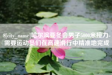 宜昌哈尔滨亚冬会男子5000米接力-需要运动员们在高速滑行中精准地完成