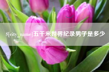 宜昌五千米世界纪录男子是多少