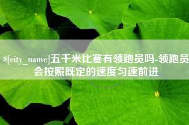 宜昌五千米比赛有领跑员吗-领跑员会按照既定的速度匀速前进