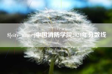 宜昌中国消防学院2024年分数线