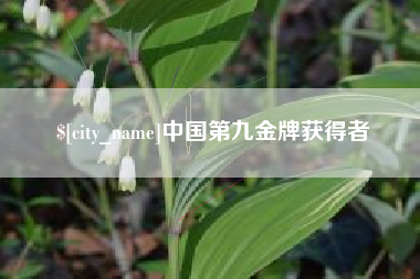 宜昌中国第九金牌获得者