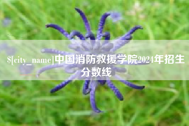 宜昌中国消防救援学院2024年招生分数线