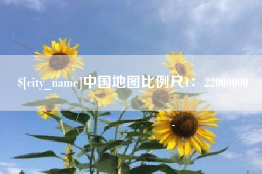 宜昌中国地图比例尺1：22000000