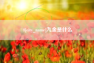 宜昌九金是什么