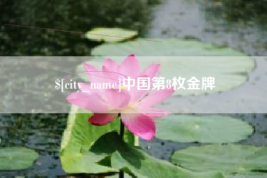 宜昌中国第8枚金牌
