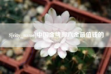 宜昌中国金牌哪六金最值钱的