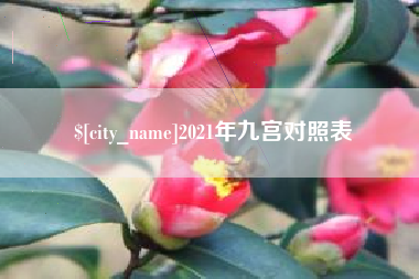 宜昌2021年九宫对照表