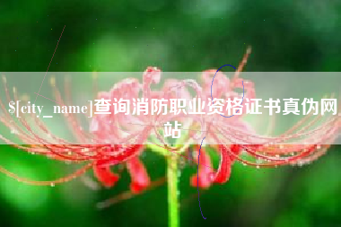 宜昌查询消防职业资格证书真伪网站