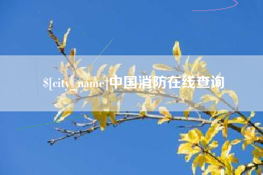 宜昌中国消防在线查询