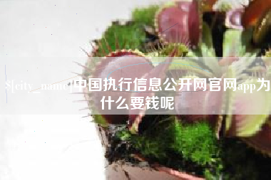 宜昌中国执行信息公开网官网app为什么要钱呢