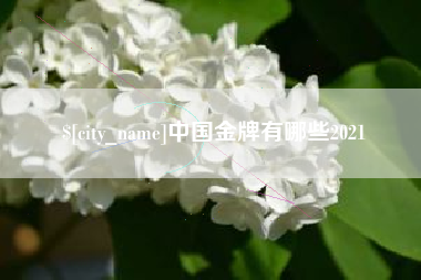 宜昌中国金牌有哪些2021