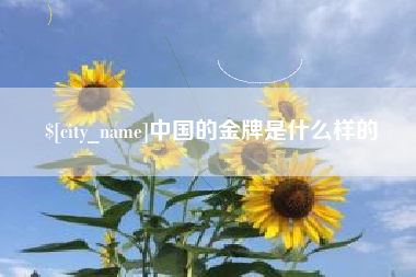 宜昌中国的金牌是什么样的