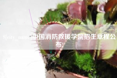 宜昌中国消防救援学院招生章程公布!